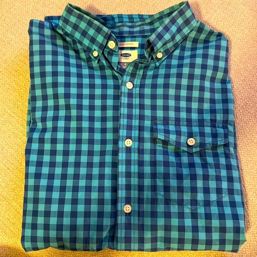 Mens Old Navy long sleeve button down